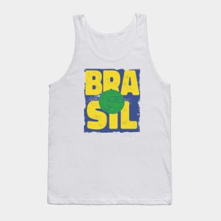 Vintage Brasil Futbol // Retro Brazil Soccer Tank Top